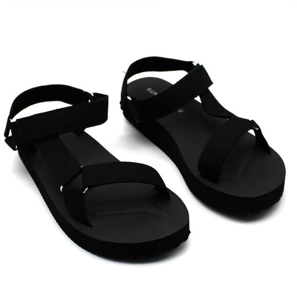 Sun + Stone Womens TABBY Open Toe Casual Ankle Strap - Picture 1 of 7